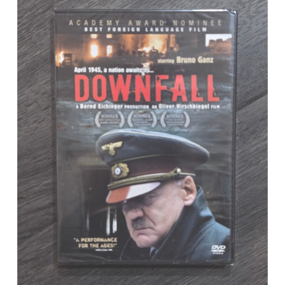Downfall DVD 2004 Bruno Ganz German WWII Film Academy Award Nominee